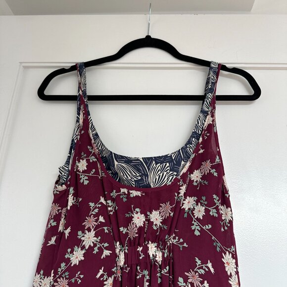 Cinq à Sept Nathalia Combo Maxi Silk Dress Sz 2 Floral Print Allover - Picture 8 of 10